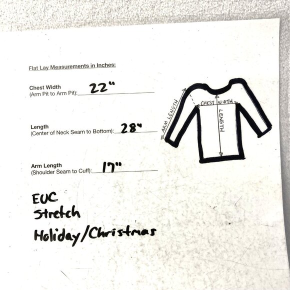 Lane Bryant Bell Sleeve Sweater Womens 14/16 Red Pullover Scoop Party Holiday XL - Picture 3 of 10